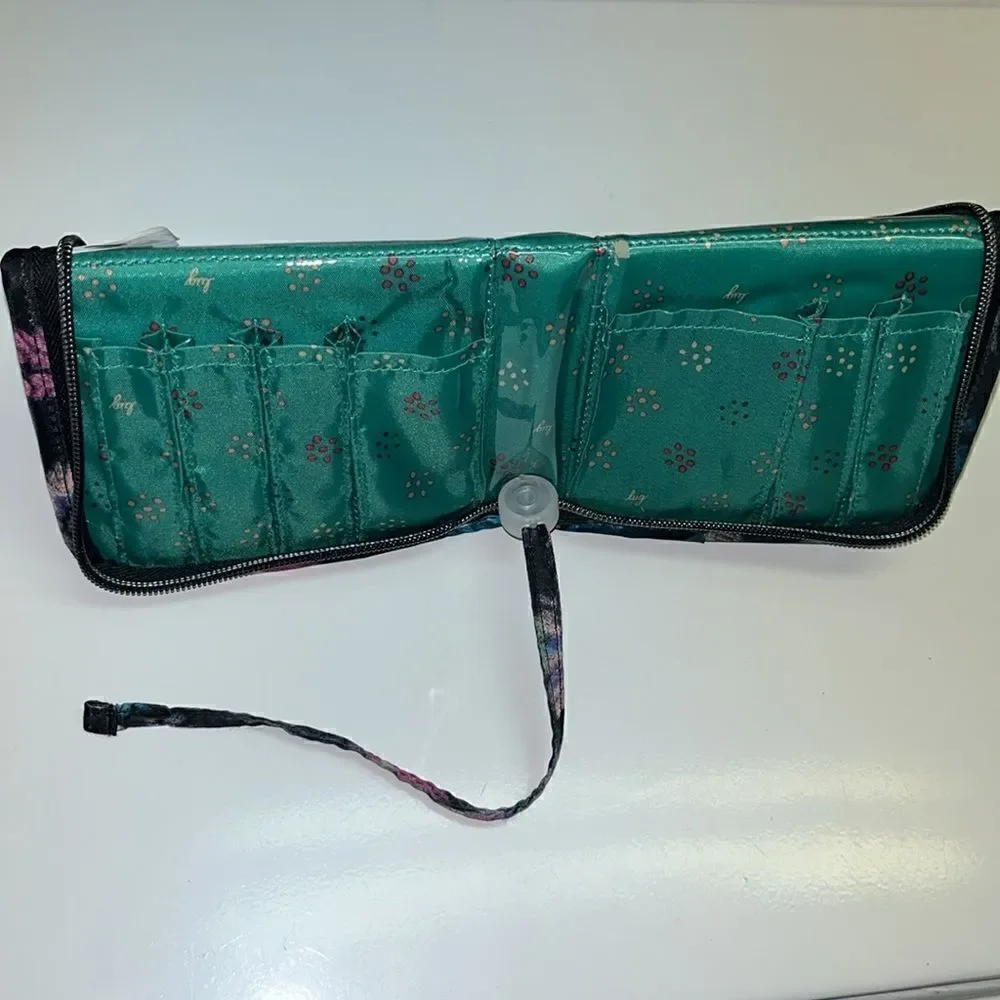 Lug Sleeper XL - Navy Bloom Organizer for Makeup Brush and Accessories